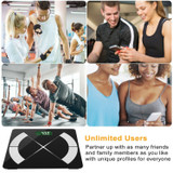 Bathroom Smart Scale For Body Fat, Bones, and BMI with Digital iOS Android App