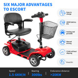 FOLD AND TRAVEL Electric 4 Wheel Mobility Scooter