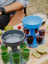 6 Shot Glass Dispenser Holder Pourer Xmas Drinking Game Liquor & Beer Dispensers 6 Shot Glass Dispenser Holder Pourer Xmas Drinking Game Liquor & Beer Dispensers