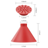 2X Magical Car Windshield Ice Snow Remover Scraper Tool Cone Shaped Round Funnel