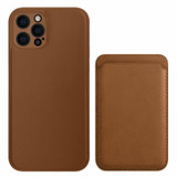 Magsafe Leather Phone Case With Wallet Card Holder For iPhone 12 Pro Max 12 Mini