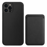 Magsafe Leather Phone Case With Wallet Card Holder For iPhone 12 Pro Max 12 Mini