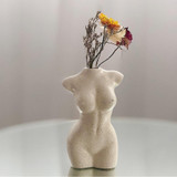 Female Body Art Design Flower Vase