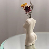 Female Body Art Design Flower Vase
