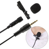 3.5mm Clip-on Lapel Microphone Hands-Free