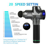 Professional Massage Gun Vibration Sport Massager Pain Relief Body Relaxation Slimming Shaping Massager Fitness fascial Gun