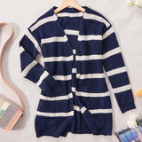 Stripe Knit Cardigan