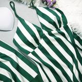 Silk Stripes Pajamas Set