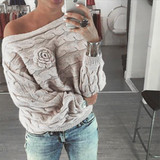 Rose Knit Sweater