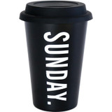 Mug with Lid & Reusable Straw