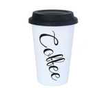 Mug with Lid & Reusable Straw