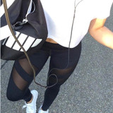 Mesh Cutout Workout Leggings