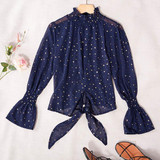Knot Tie Blouse