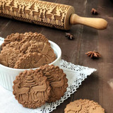 Christmas Embossed Rolling Pin