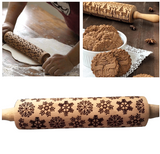 Christmas Embossed Rolling Pin