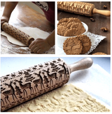 Christmas Embossed Rolling Pin