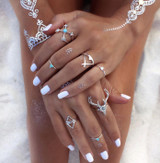 7 Piece Gypsy Festival Ring Set