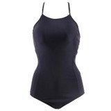 Marysol - Black Lace Up Back One Piece Swimsuit Marysol - Black Lace Up Back One Piece Swimsuit