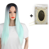 Wig Straight Hair Set