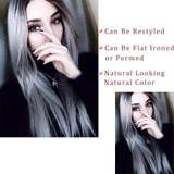 Wig Straight Hair Set
