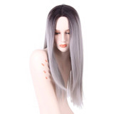 Wig Straight Hair Set