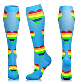 Hearts Compression Socks 20-30 mmHg for Circulation, Swelling & Energy