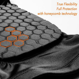 Compression Knee Sleeve Padded Leg Support HoneyComb Pad
