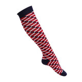 Fun Striped Compression Socks 20-30 mmHg for Circulation, Swelling & Energy