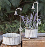 Set of Two Springtime Showers Planters