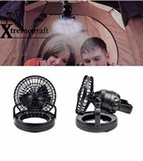 2 In 1 Portable LED Camping Lantern With 18 LED Flashlight Ceiling Fan For Tent, Outdoor, Hiking, Fishing, Outages and Emergencies.