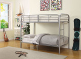 Thomas Twin/Twin Bunk Bed, Silver