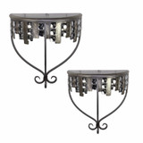 Stylish Metal Wall decor,Grey,Set Of 2