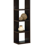 Simple And Stylish Corner Display Cabinet, Brown