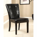 Marion I Contemporary Marion Side Chair, Expresso Finish, Set Of 2