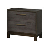 Manvel Contemporary Style Night Stand, Antique Gray