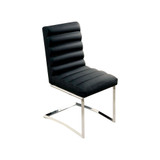 Livada I Contemporary Side Chair, Black, Set Of 2