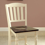 Harrisburg II Cottage Counter Height Chair, White & Cherry, Set Of 2