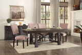 Gracious Dining Table, Salvage Brown