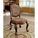 Cromwell Traditional Side Chair, Cherry Finish, Set Of 2