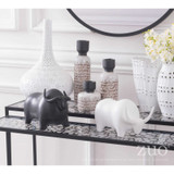 Floral Large Vase White
