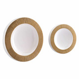 Plato Large Wall Decor Gold & White