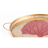 Red Coral Tray Red