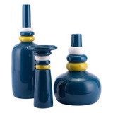Rings Candle Holder Teal