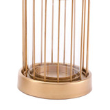 Birdcage Candle Holder Lg Gold