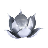 Lotus Candle Holder Silver