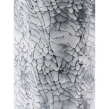 Marbled Sm Vase Black & White