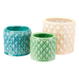 Tufted Planter Jade Green