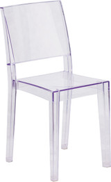Clear Stacking Side Chair