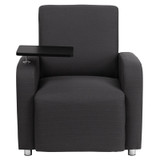 Gray Fabric Tablet Guest Chair Gray Fabric Tablet Guest Chair