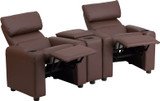 Kid's Brown Leather Theater
